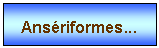Zone de Texte: Ansriformes...