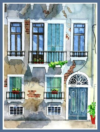 Aquarelle "Highstreet 2807"
