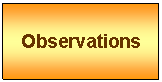 Zone de Texte: Observations
