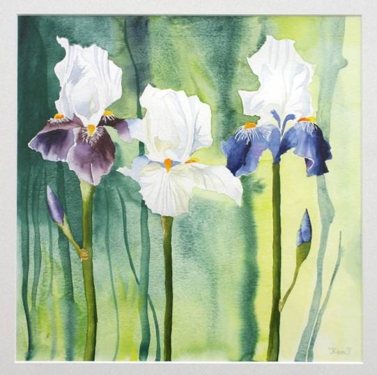 Aquarelle "Iris"