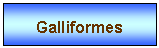 Zone de Texte: Galliformes