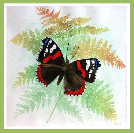 Aquarelle "Vulcain"