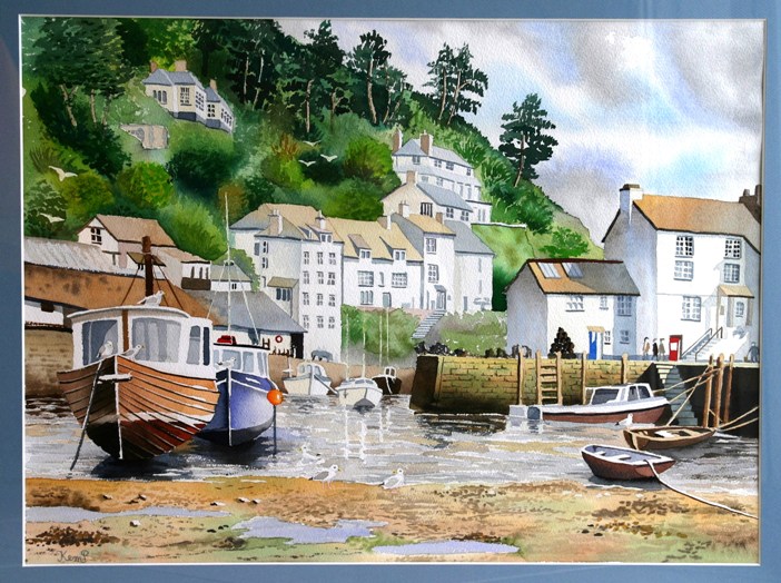 Aquarelle "Polperro"