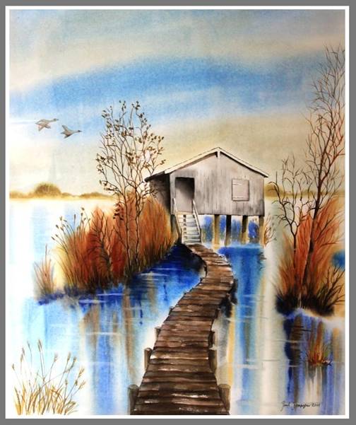 Remerschen, aquarelle