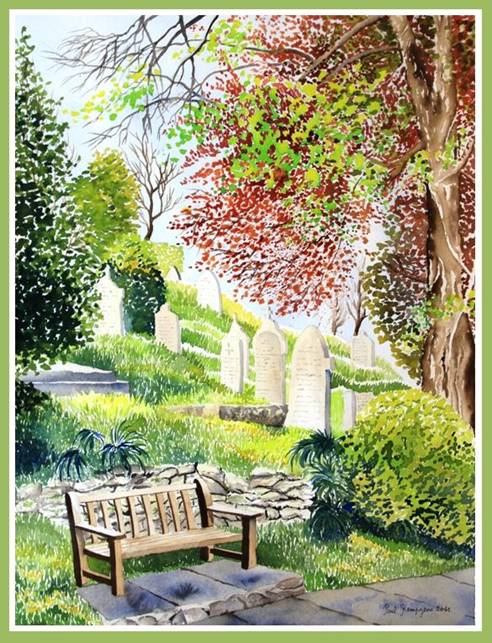 Aquarelle "Repos mrit"
